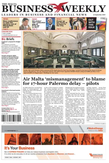 The Malta Business Weekly - 12 Sep 2019