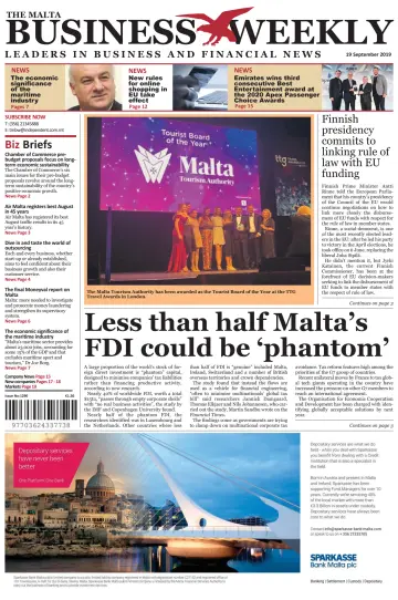 The Malta Business Weekly - 19 Sep 2019