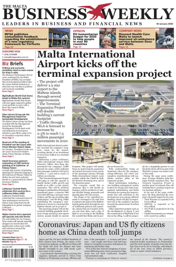 The Malta Business Weekly - 30 Jan 2020