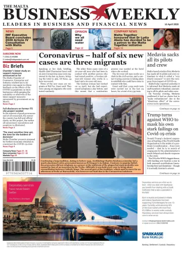 The Malta Business Weekly - 16 Apr 2020
