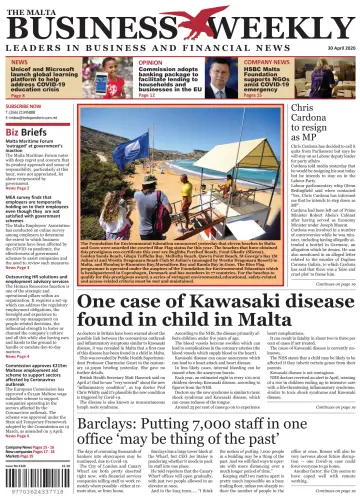 The Malta Business Weekly - 30 Apr 2020