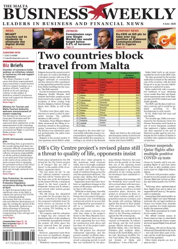 The Malta Business Weekly - 4 Jun 2020