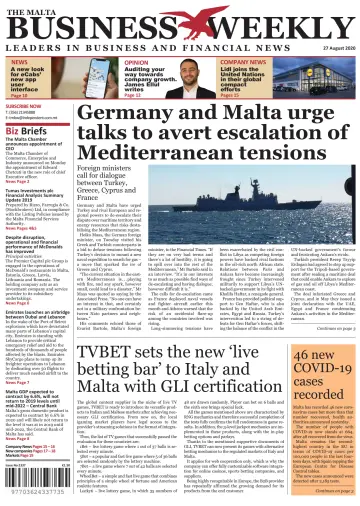 The Malta Business Weekly - 27 Aug 2020