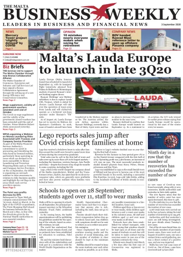 The Malta Business Weekly - 3 Sep 2020