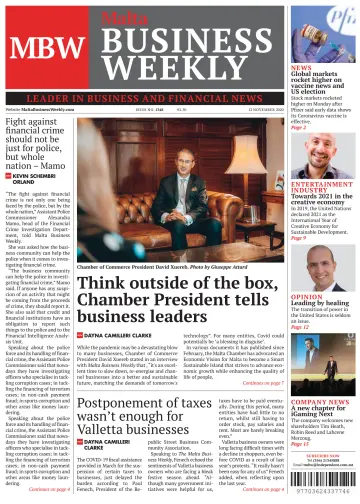 The Malta Business Weekly - 12 Nov 2020