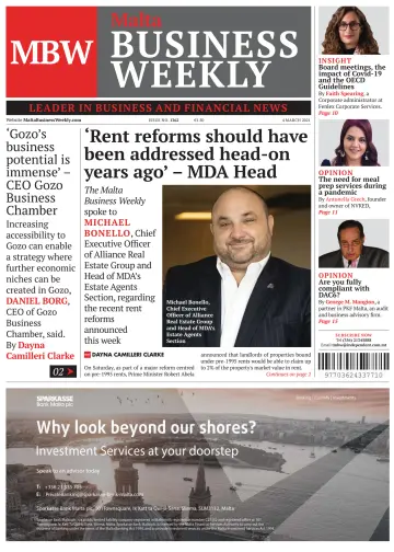 The Malta Business Weekly - 4 Mar 2021