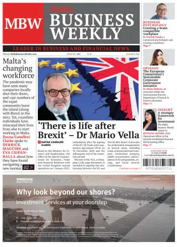 The Malta Business Weekly - 18 Mar 2021