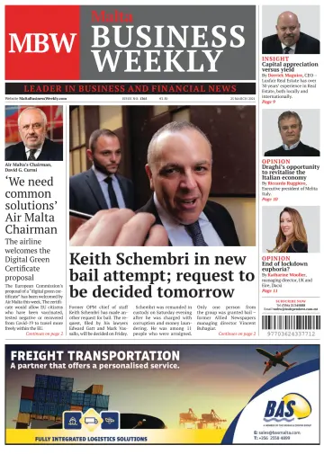 The Malta Business Weekly - 25 Mar 2021