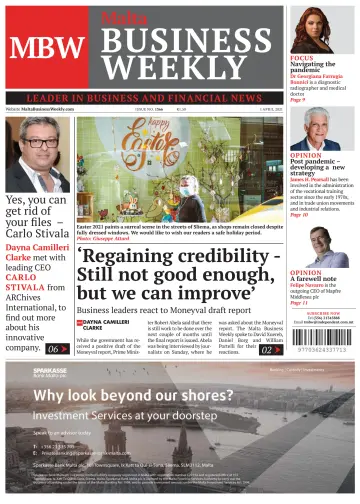 The Malta Business Weekly - 1 Apr 2021
