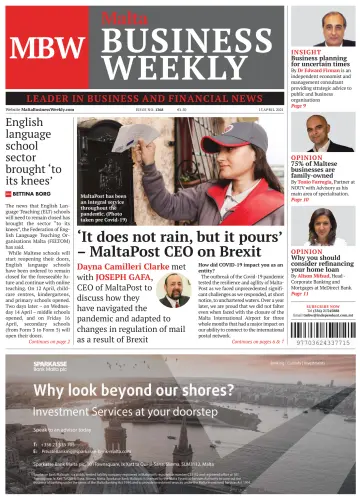 The Malta Business Weekly - 15 Apr 2021