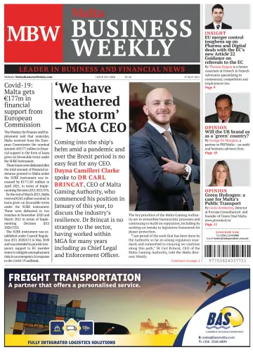 The Malta Business Weekly - 27 May 2021