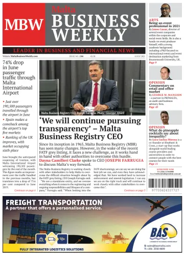 The Malta Business Weekly - 8 Jul 2021