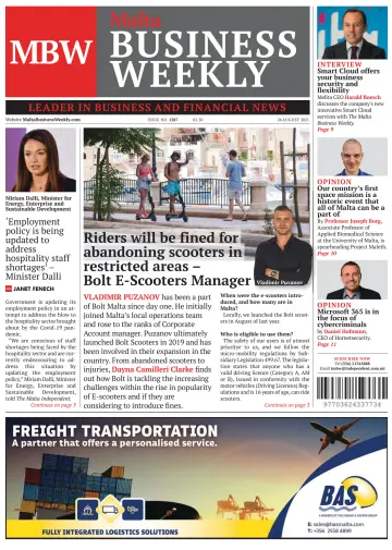 The Malta Business Weekly - 26 Aug 2021