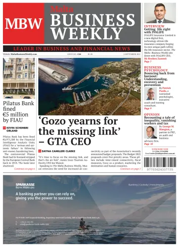 The Malta Business Weekly - 2 Sep 2021