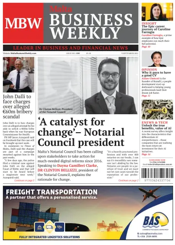 The Malta Business Weekly - 9 Sep 2021
