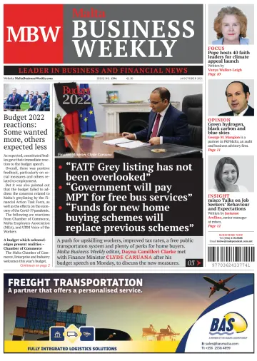 The Malta Business Weekly - 14 Oct 2021