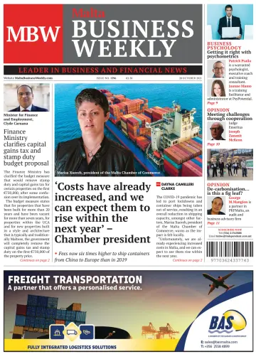 The Malta Business Weekly - 28 Oct 2021