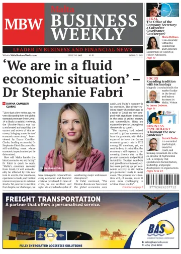 The Malta Business Weekly - 24 Mar 2022