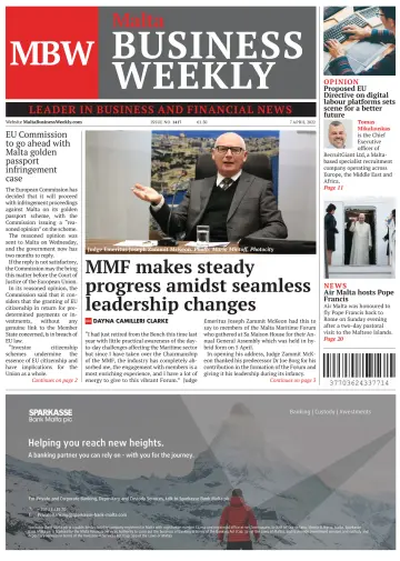 The Malta Business Weekly - 7 Apr 2022