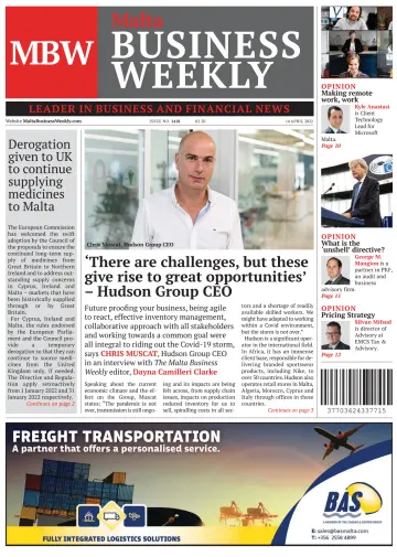 The Malta Business Weekly - 14 Apr 2022