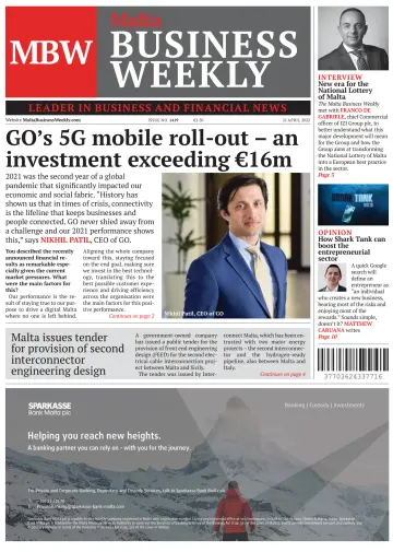 The Malta Business Weekly - 21 Apr 2022