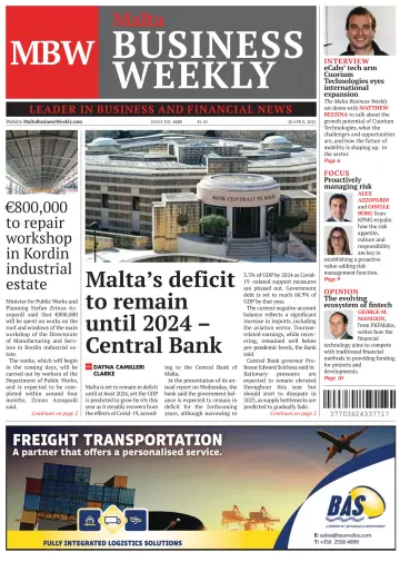 The Malta Business Weekly - 28 Apr 2022