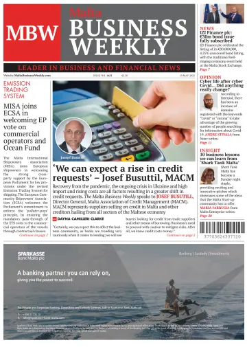 The Malta Business Weekly - 19 May 2022