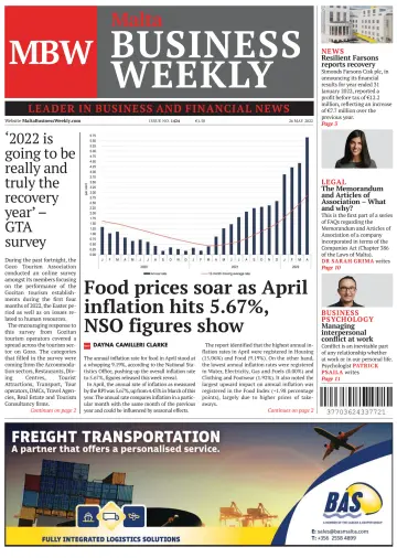The Malta Business Weekly - 26 May 2022