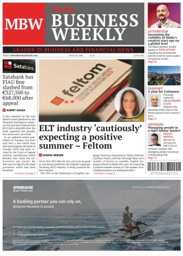 The Malta Business Weekly - 2 Jun 2022
