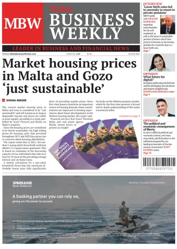 The Malta Business Weekly - 30 Jun 2022