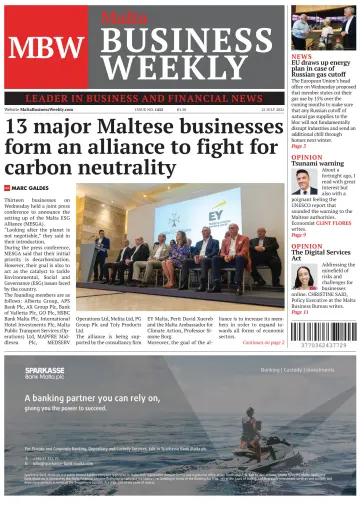 The Malta Business Weekly - 21 Jul 2022