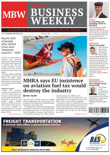 The Malta Business Weekly - 28 Jul 2022
