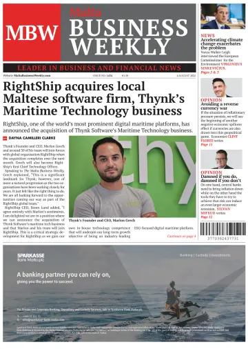 The Malta Business Weekly - 4 Aug 2022