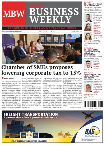 The Malta Business Weekly - 22 Sep 2022