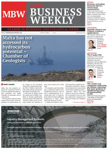 The Malta Business Weekly - 12 Jan 2023