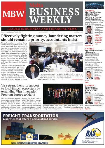The Malta Business Weekly - 26 Jan 2023