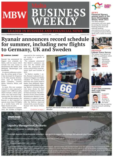 The Malta Business Weekly - 16 Mar 2023