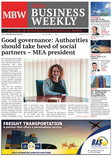 The Malta Business Weekly - 23 Mar 2023