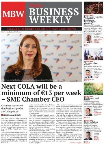 The Malta Business Weekly - 29 Jun 2023