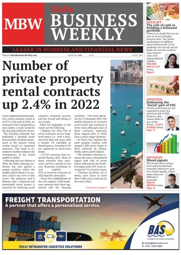 The Malta Business Weekly - 13 Jul 2023