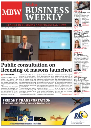 The Malta Business Weekly - 27 Jul 2023
