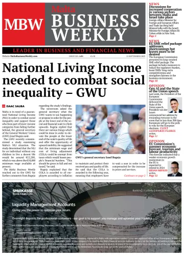 The Malta Business Weekly - 21 Sep 2023