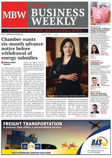 The Malta Business Weekly - 12 Oct 2023
