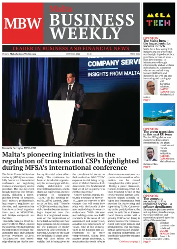 The Malta Business Weekly - 09 Mai 2024