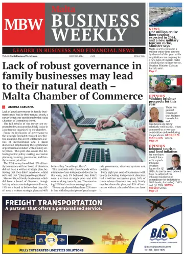 The Malta Business Weekly - 23 May 2024