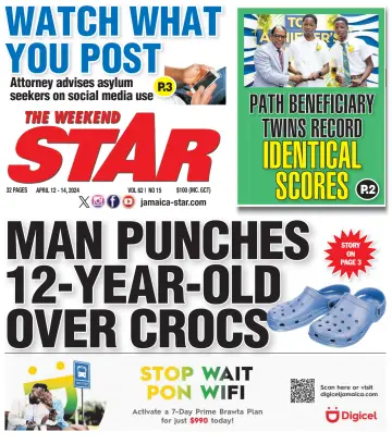 The Star (Jamaica) - 12 四月 2024
