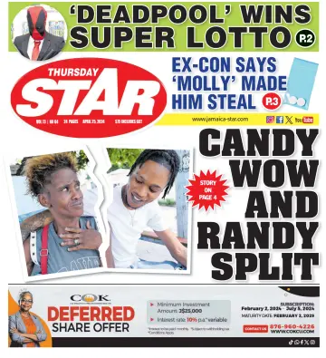 The Star (Jamaica) - 25 abril 2024