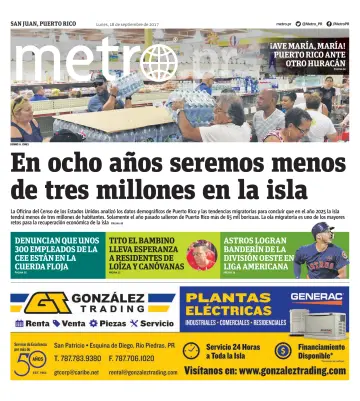 Metro Puerto Rico - 18 Sep 2017