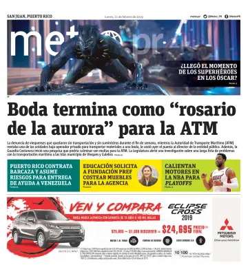 Metro Puerto Rico - 21 Feb 2019
