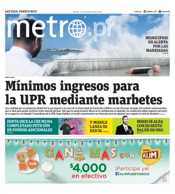 Metro Puerto Rico - 3 Dec 2019